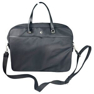 Kate Spade Jae Black Nylon Laptop Shoulder Messenger Bag